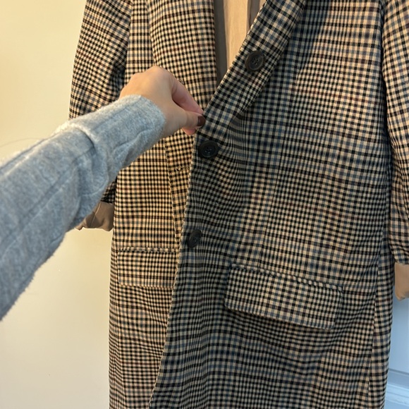 BB Dakota oversized plaid/checkered blazer - Picture 3 of 5